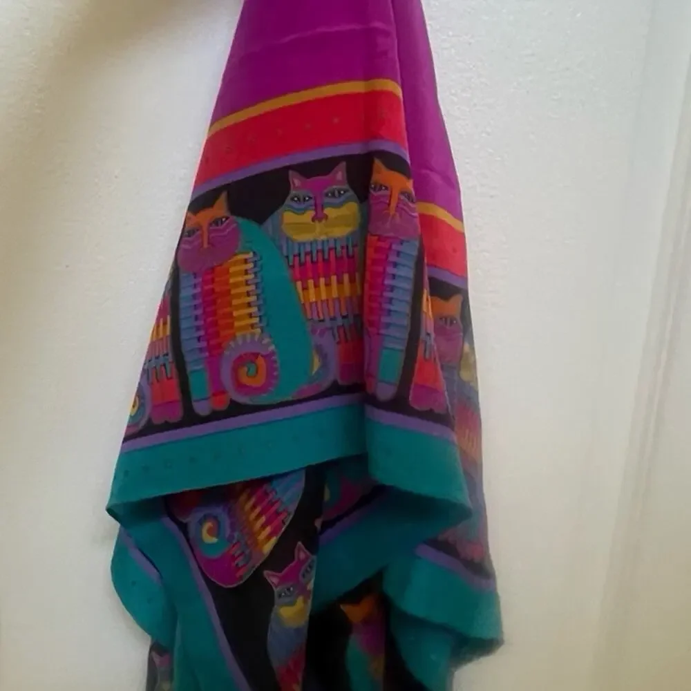 Laurel Burch cat scarve